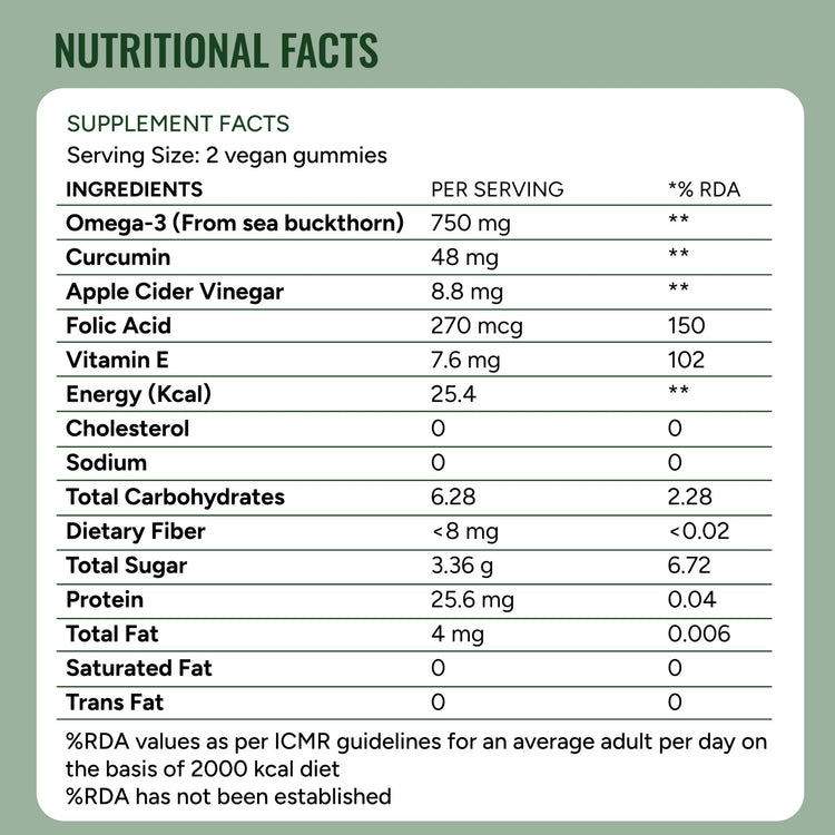Omega3 - Seabuckthorn Oil Gummies