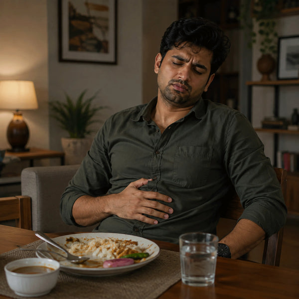 Feeling heavy or sluggish after meals