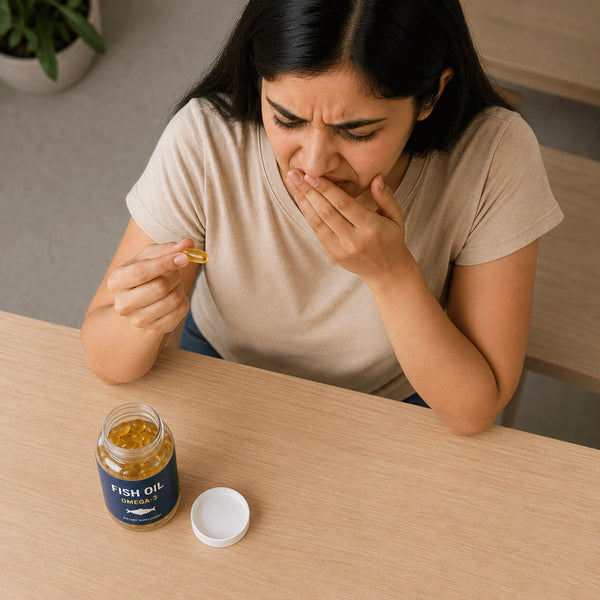 You cannot stand fish oil, or the burps that follow
